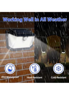 General Solar Security Lights Outdoor,Motion Sensor 202LED 3 Modes 270° Wide Angle Solar Garden Lights IP65 Waterproof Solar Wall Light for Front Door,Garage,Fence  - Image 5
