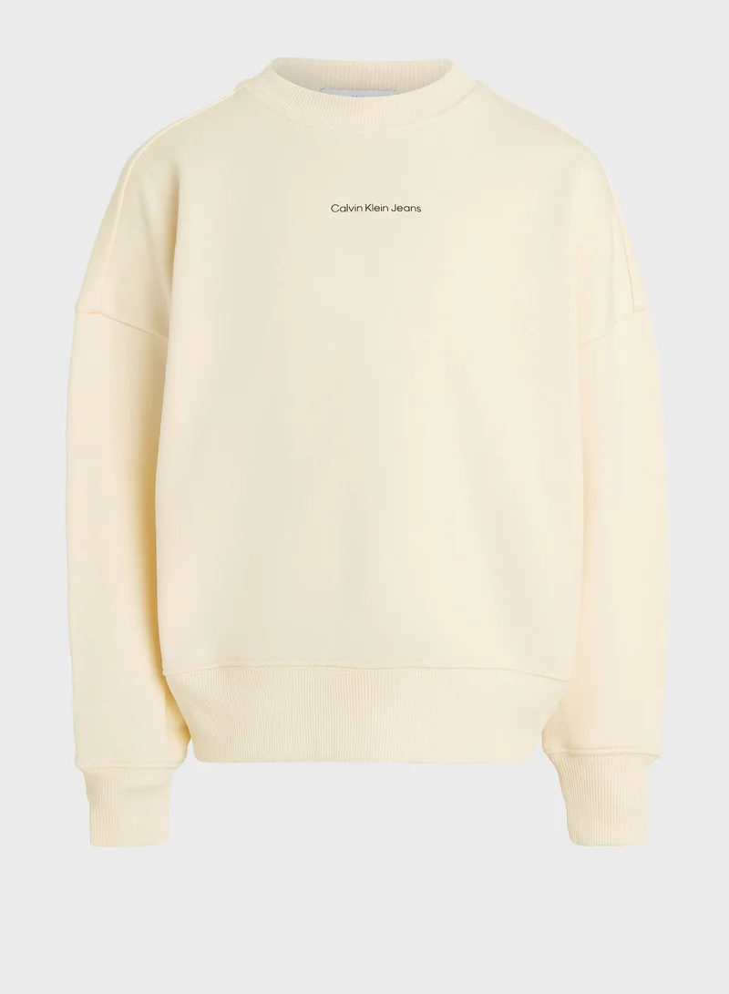 Calvin Klein Jeans Kids Logo Sweatshirt