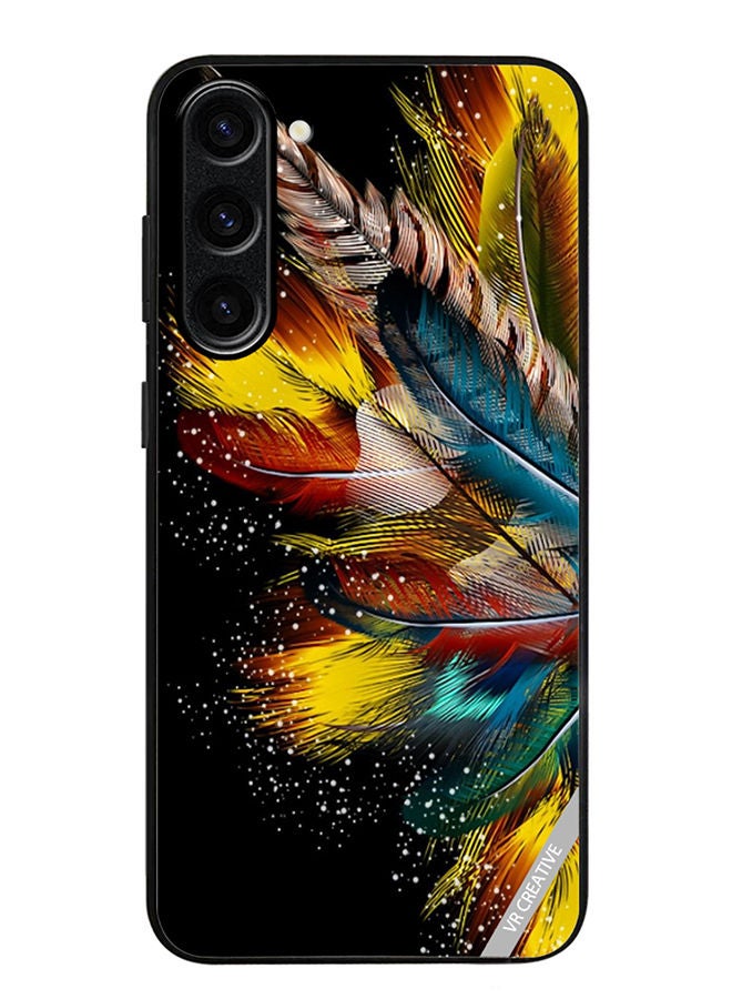 VR CREATIVE Protective Case Cover For Samsung Galaxy S23 Plus Flower Design Multicolour - Image 1