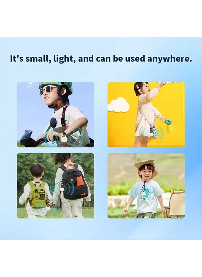 Locator Car Wallet Kids Mini Smart Tracker Item Finder (iOS Android Only) Waterproof Bicycle Key Finder White One