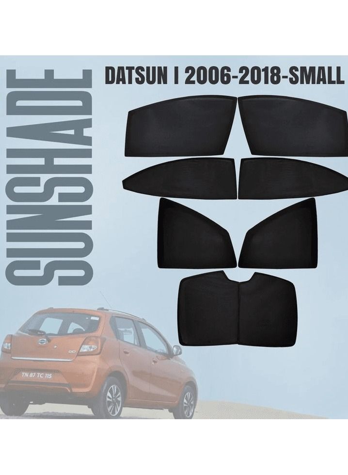 دي اي تي مظلة سيارة من جميع الجوانب ، واقية من الأشعة فوق البنفسجية والحرارة ، وجوانب أمامية وخلفية ، وظلال شمس عالية الجودة لـ DATSUN I 2006 2018 SMALL - Image 1