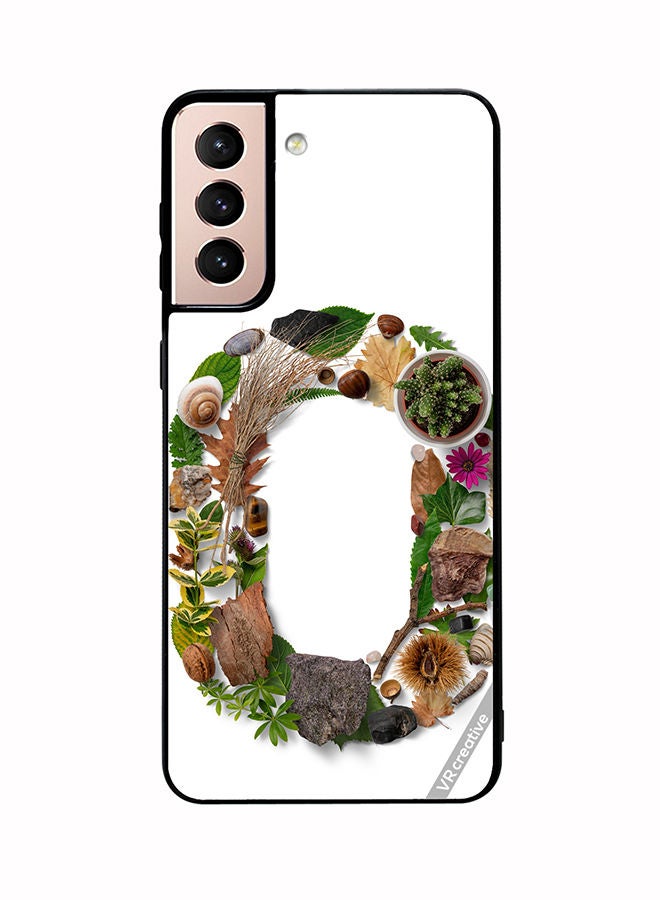 VR CREATIVE Protective Case Cover For Samsung Galaxy S21 5G Alphabet O Design Multicolour - Image 1