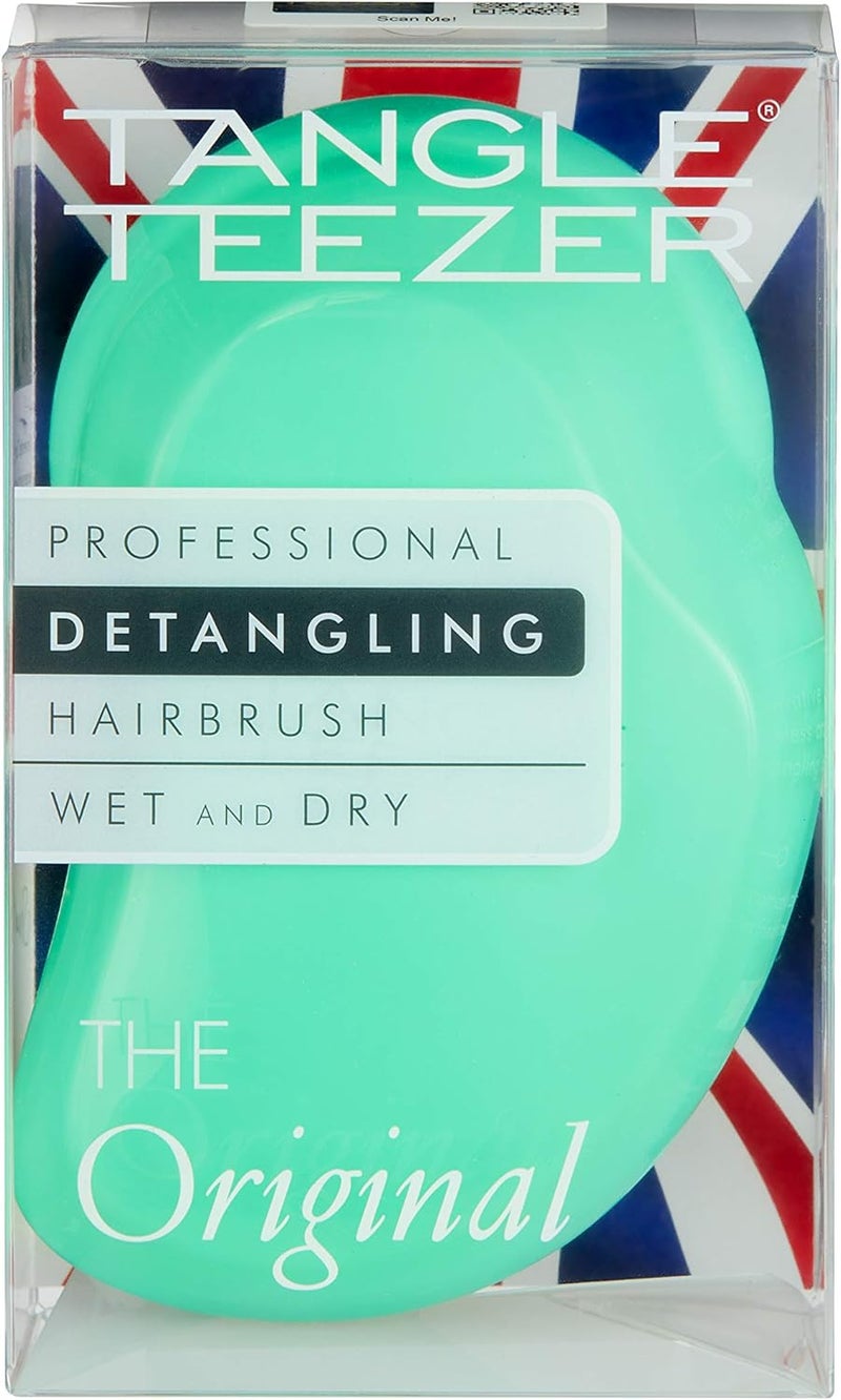 TANGLE TEEZER Original Detangling Hair Brush Tropicana Green - Image 3