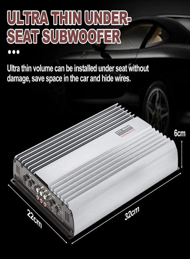 Yaeccc 3200W 12V 4 Channel Car Amplifier Stereo Power Amp Audio 4CH Bass Sub Woofer - Image 2