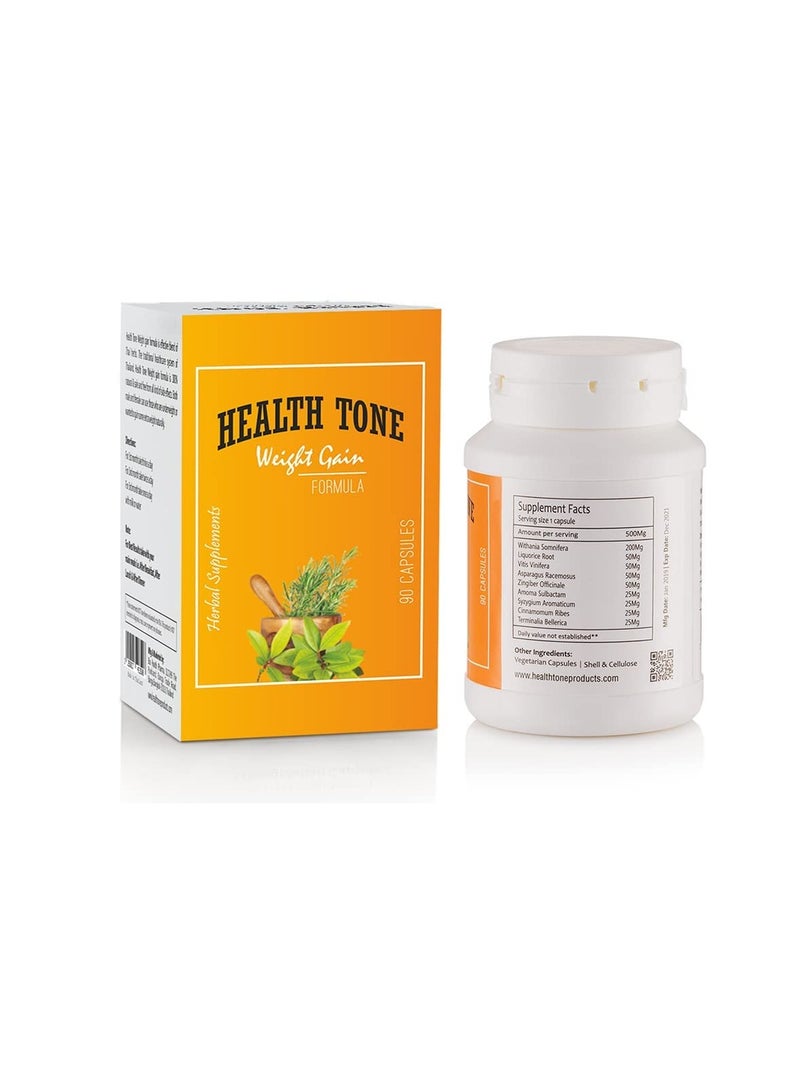 Health Tone Weight Gain Capsules - 90 Capsules - Image 3