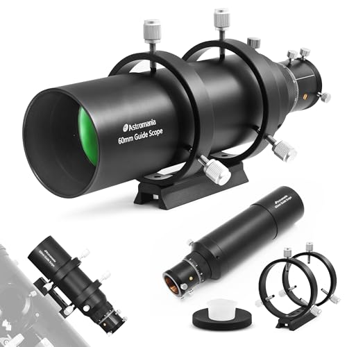 Astromania Guide Scope 60mm FMC Compact Finder Guide Scope Kit with Double Helical Focuser Compatible with 1.25 inch Eyepiece for Astronomical Telescope & Auto Guiding Cameras for Astrophotography - Image 1