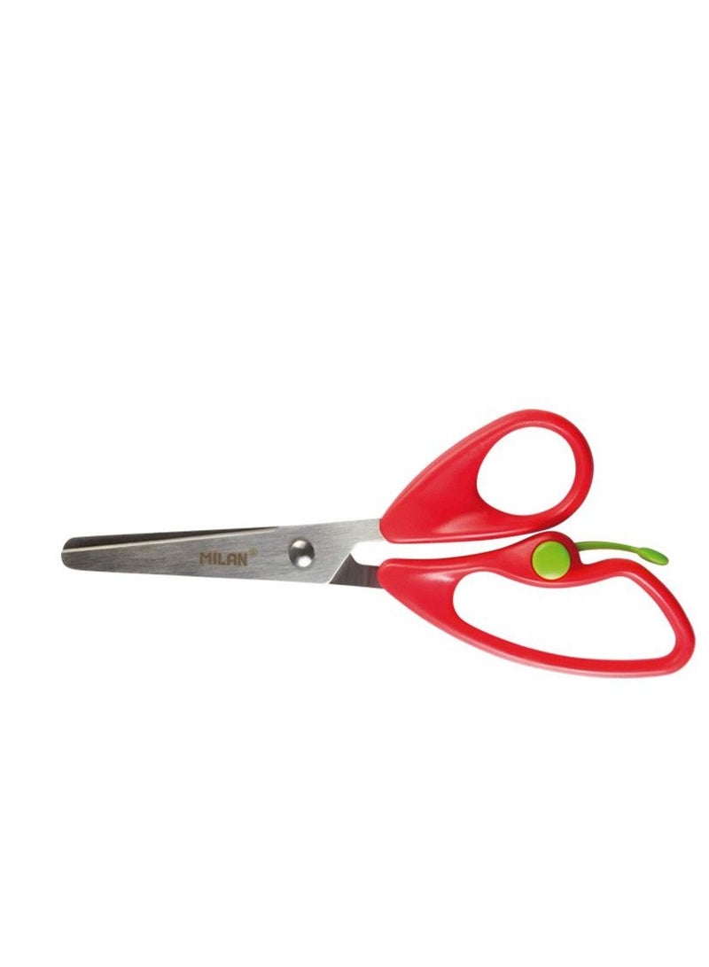 Milan 2pieces office scissors red 5.6Inch - Image 3