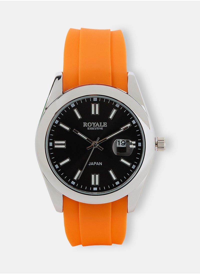 Royale Royale Executive Men's Stylish Rubber Strap Watch  - Image 1