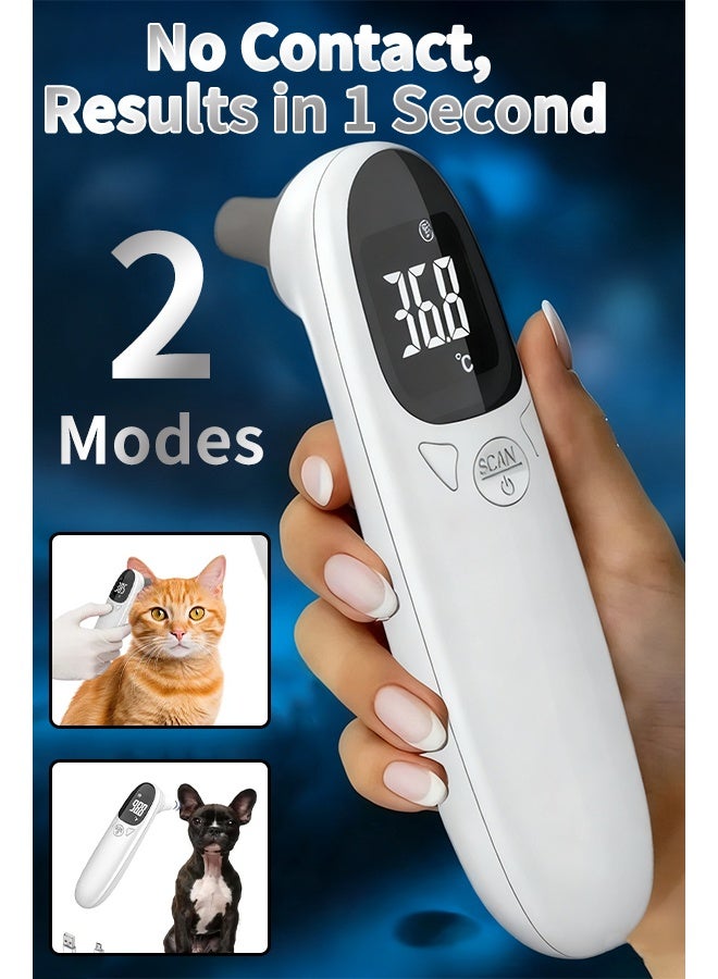 Cat & Dog Thermometer Contactless Rechargeable Pet Ear Thermometer Specially Designed For Pets, Delivering Rapid And Precise Temperature Readings To Safeguard Your Pet'S Wellbeing. - Image 1