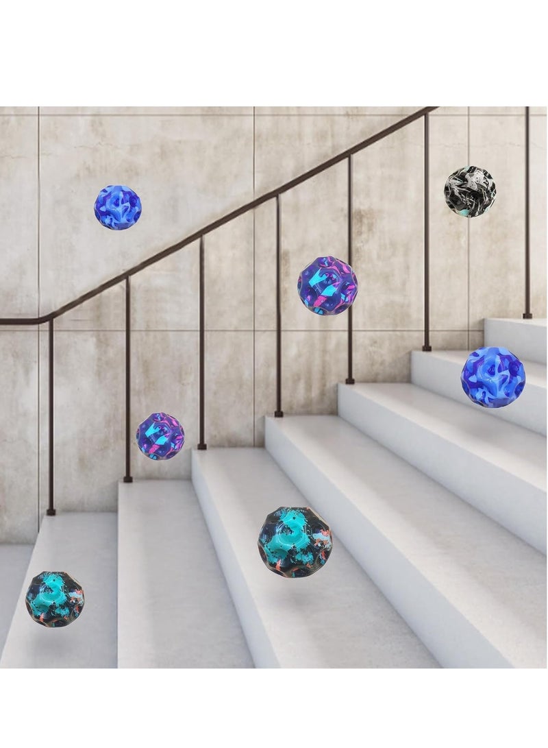 MAGIC VAULT Pack of 6 Astro Jump Ball High Jumping Rubber Moon Ball Galaxy Lightweight Space Ball High Bouncing Ball Extreme Ball Toy Gifts Toy for Stress Relief for Children - Image 4