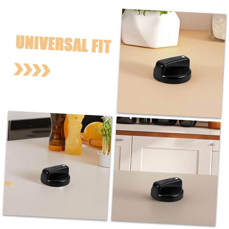 2Pcs Black Gas Stove Replacement Knobs Easy To Install Safety Plastic Kitchen Parts - Image 4