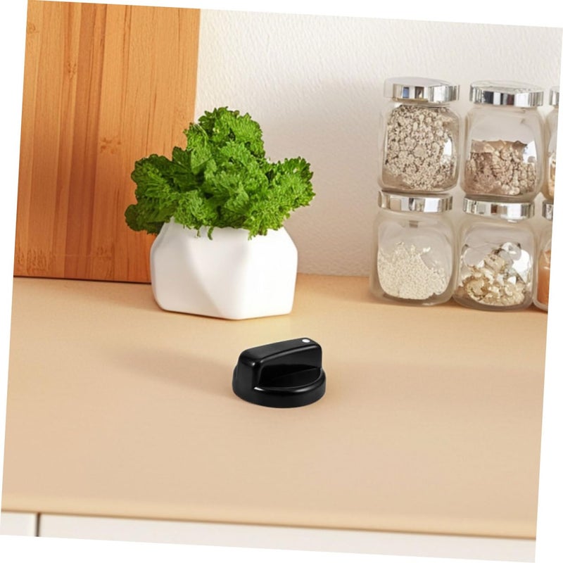 2Pcs Black Gas Stove Replacement Knobs Easy To Install Safety Plastic Kitchen Parts - Image 5