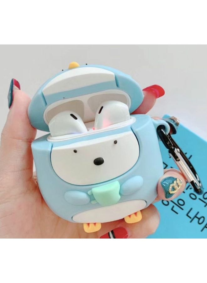 Generic Case Cover For Apple AirPods 1/2 Generation Universal Wireless Cup Penguin Bluetooth Headphone Protective Case 