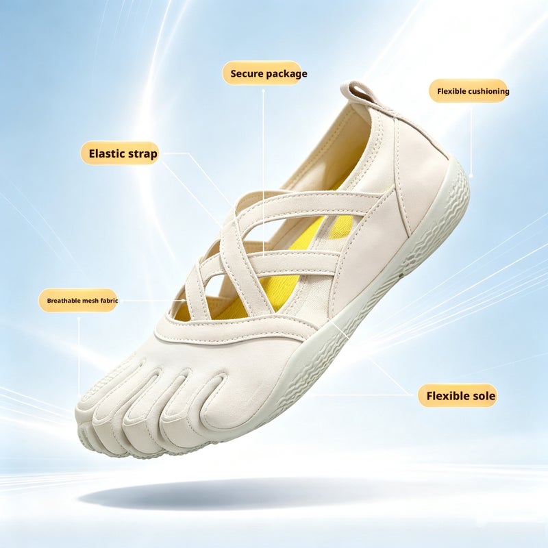 High Quality Five-Finger Toe Split Elastic Sports Fitness Socks Shoes Women Yoga Dance Training Casual Shoes - Image 4