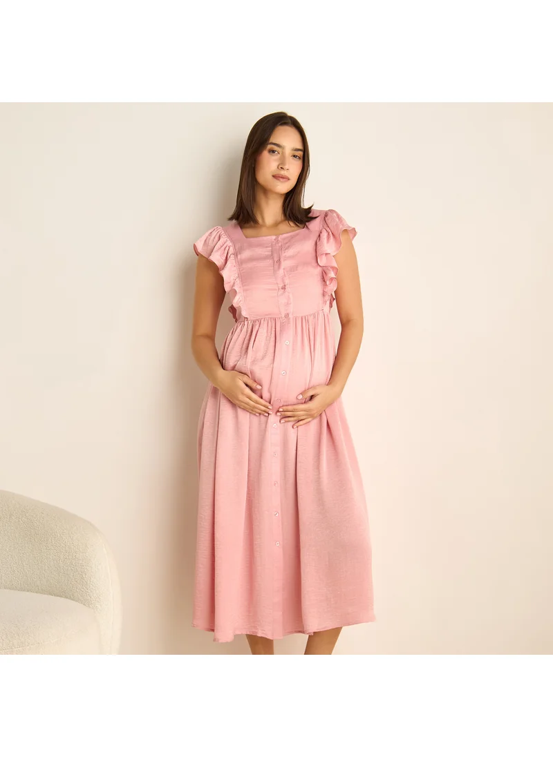 FAV Ruffle Detail Maternity Night Dress
