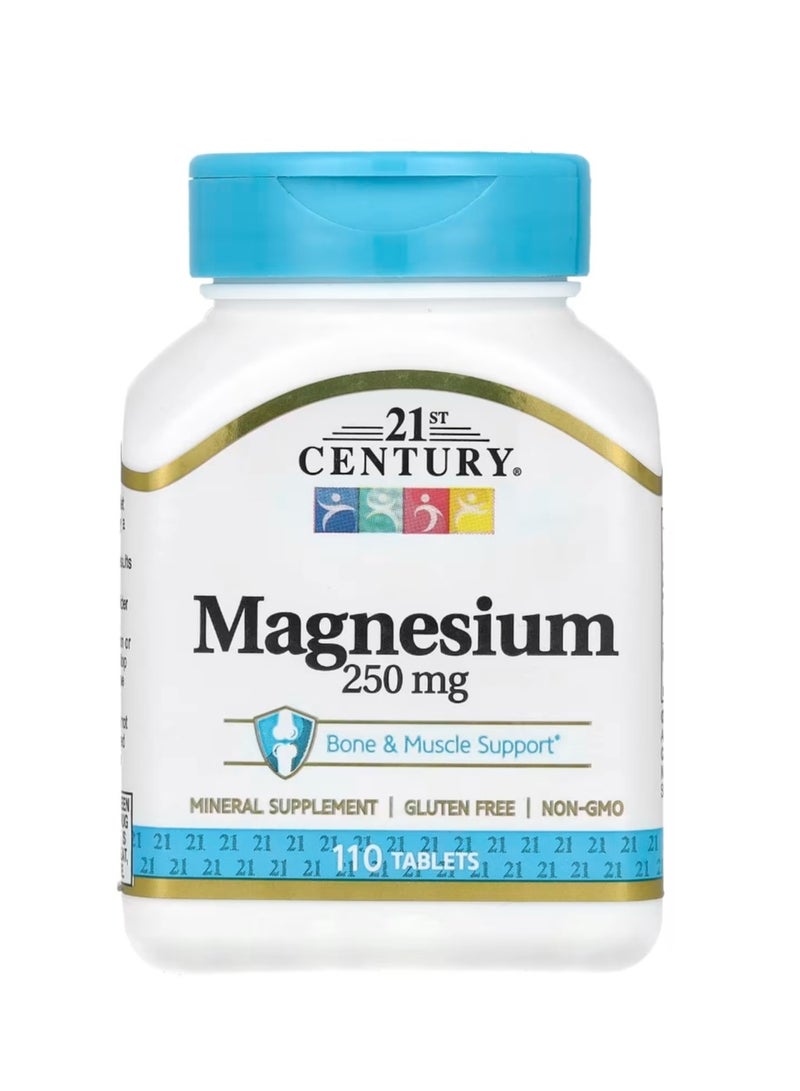 21st Century Magnesium 250 mg 110 Tablets - Image 1