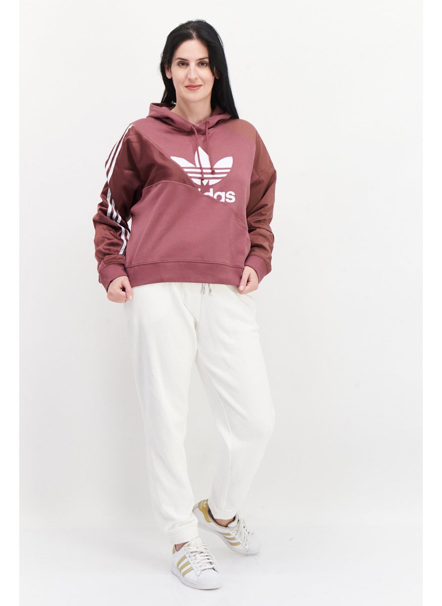 adidas Originals Women Sportswear Fit Training Hoodie, Mauve  - Image 4