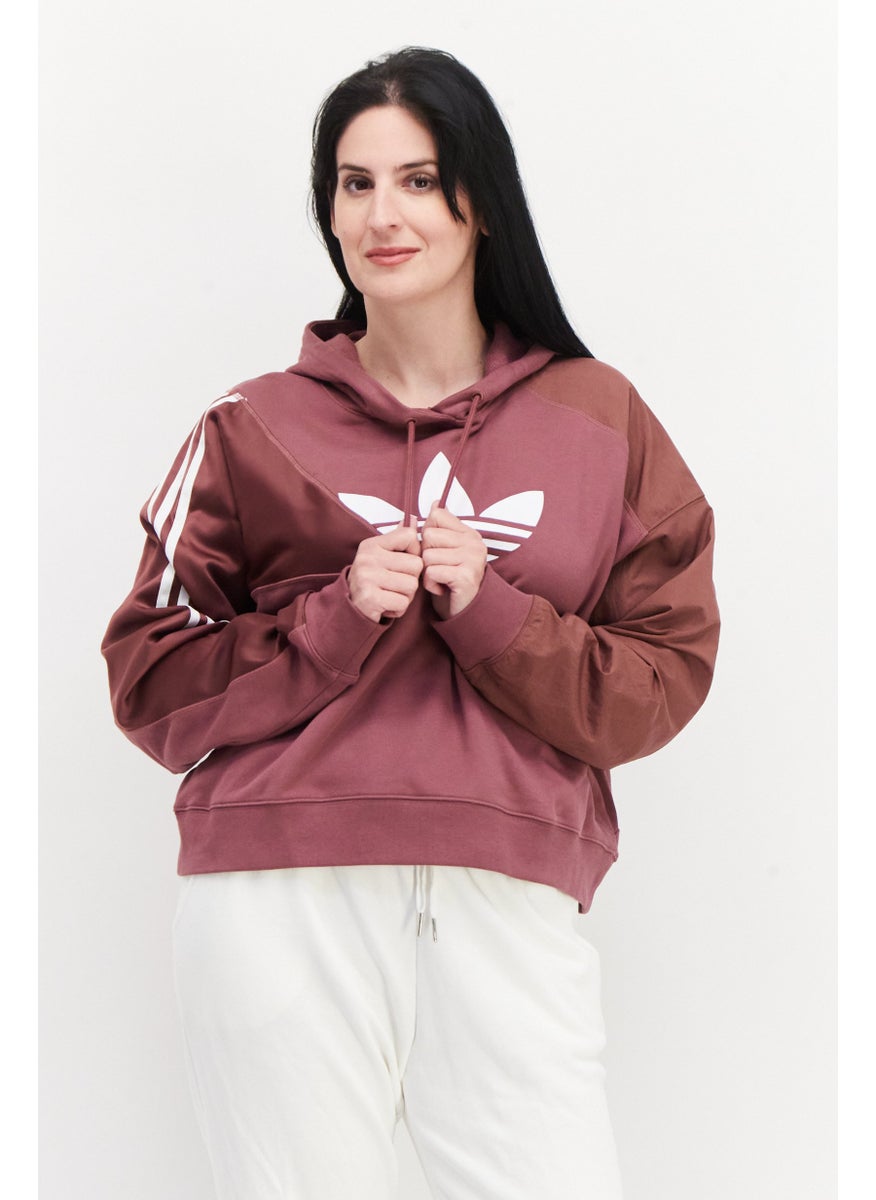 adidas Originals Women Sportswear Fit Training Hoodie, Mauve  - Image 1