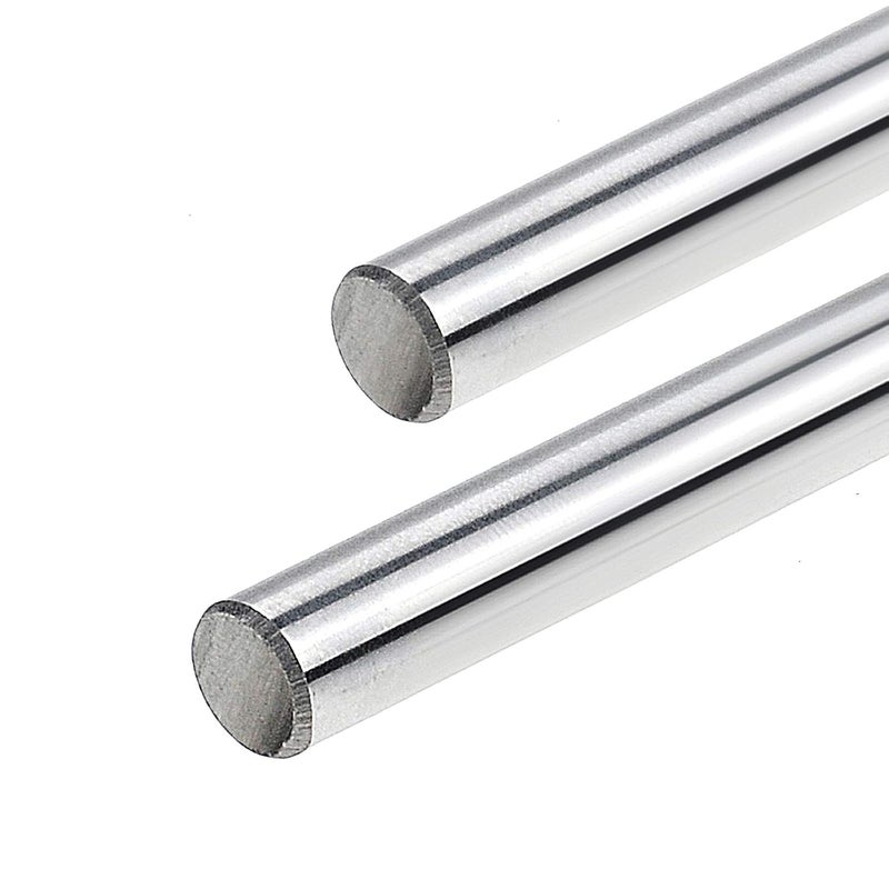 nn 2PCS 8mmX450mm Linear Motion Rod Shaft Guide Diameter 8mm for 3D Printer and DIY Craft Tool - Image 1