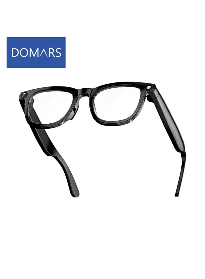 Domars AI Smart Glasses for Men Women,8MP 2K HD Camera Glasses,AI Voice Control,AI Photo Recognition,Real-Time Translation,Smart Sunglasses with Bluetooth Call,IP67 Waterproof for Driving,Outdoor - Image 1