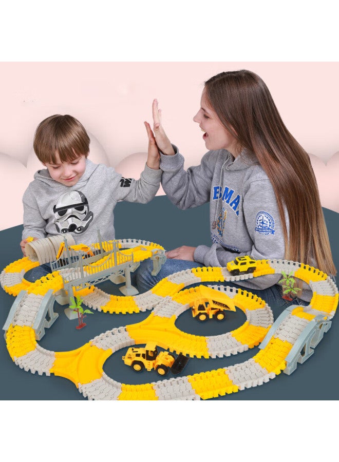 Shangyun Shangyin Children's Day Transformable Diy Assembly Electric Track Car Toy, Adventure Game, Gift For Boys - Image 2