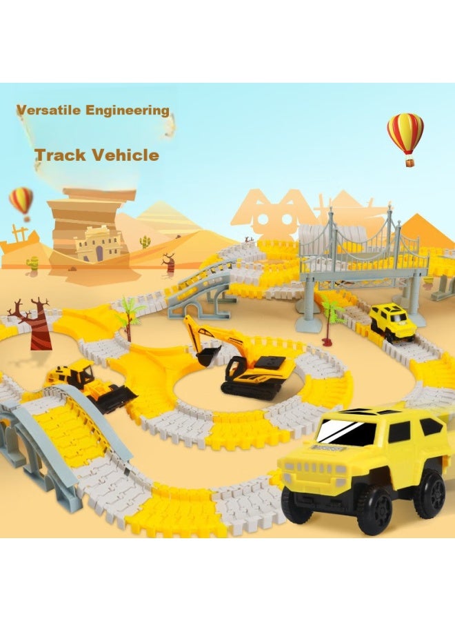 Shangyun Shangyin Children's Day Transformable Diy Assembly Electric Track Car Toy, Adventure Game, Gift For Boys - Image 5