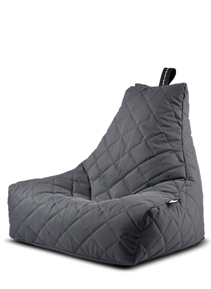 House One Chair | Bean Bag Quilted Polyester - Grey 