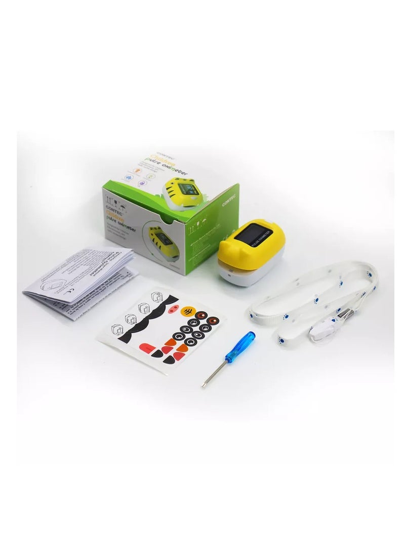CONTEC - CONTEC Pulse Oximeter CMS50Q1 Child Fingertip Infant Baby SPO2 Monitor PR HR New - Image 1