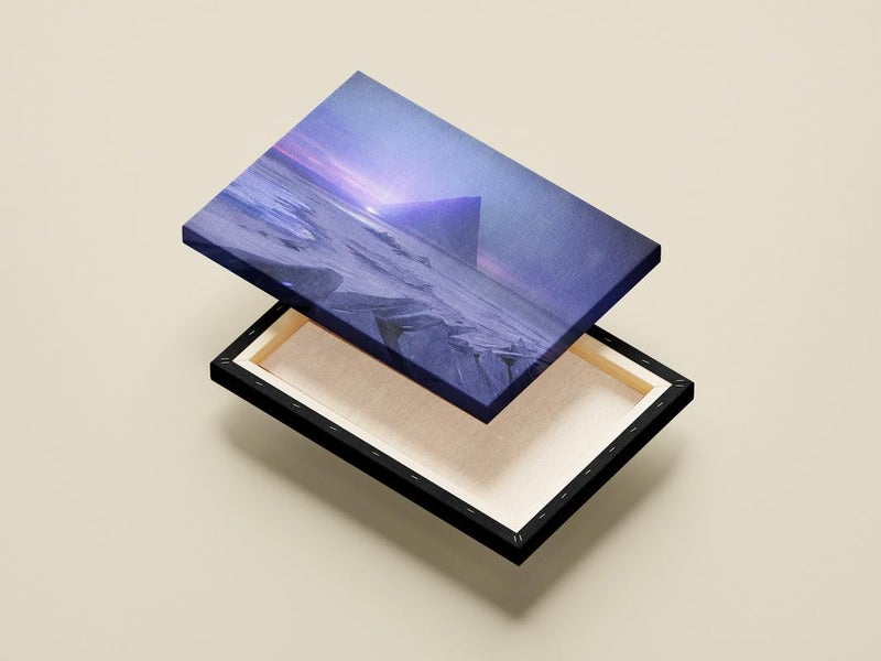 اي ار اس لوحة تجريدية مطبوعة على قماش مؤطر من ARS مستوحاة من لعبة Destiny Beyond Light، مناسبة لتزيين المنزل والمكتب (41x60) - Image 4