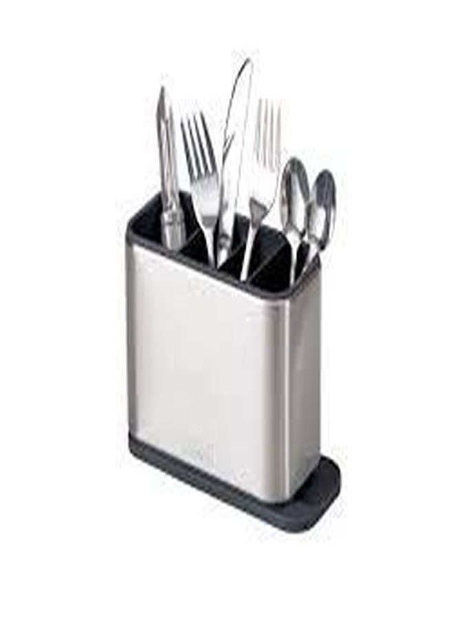 Flipco Surface Stainless Steel Cutlery, Kitchen Sink Cutlery Drainer Organised Cutlery Storage Holder Drying Basket Kitchen - Image 1