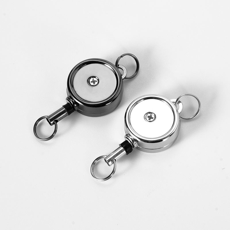 H56 Super Small Retractable Key Chain with Stretch Cord, Anti-Loss Anti-Theft Key Ring, Easy Pull - Image 1