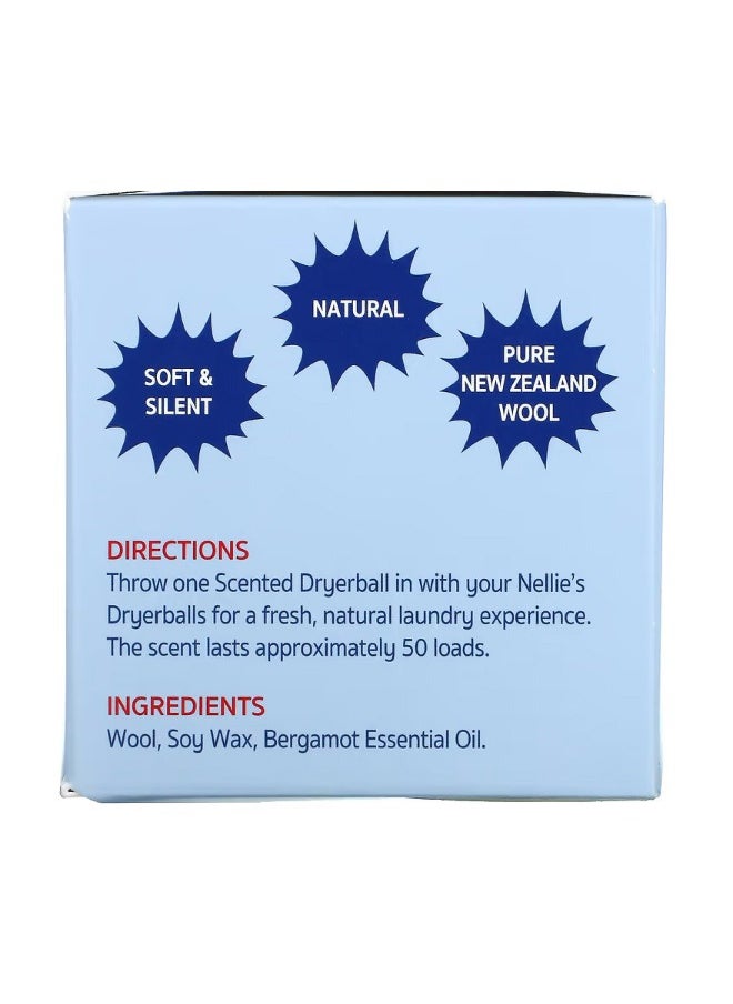 Nellie's Scented Wool Dryerball Bergamot 1 Dryerball  - Image 2