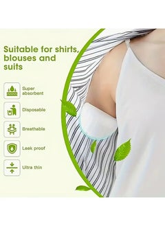 Generic 50 PCS Underarm Sweat Pads -PREMIUM QUALITY Fight Hyperhidrosis for Men and Women Comfortable, Non Visible, Extra Adhesive, Disposable Dress Guards/Shields, Non Sweat Armpit Protection  - Image 5