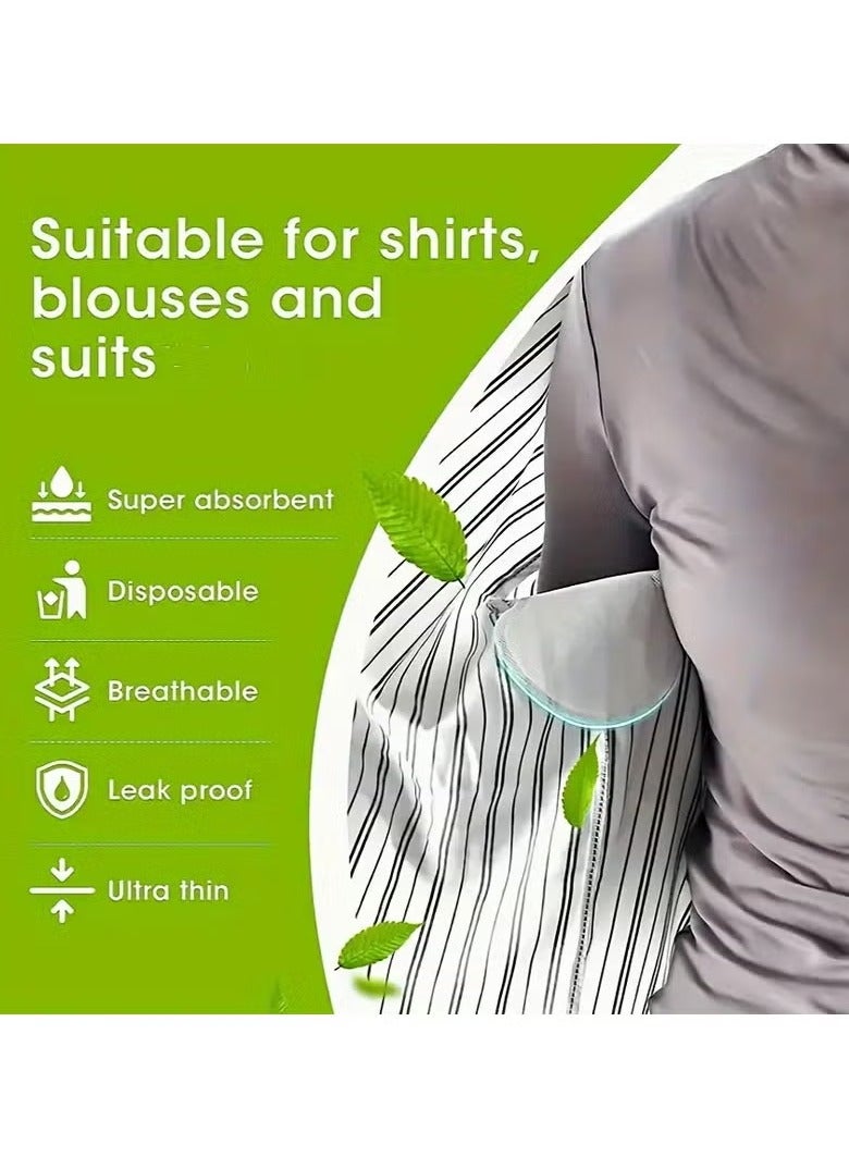 50 PCS Underarm Sweat Pads -PREMIUM QUALITY Fight Hyperhidrosis for Men and Women Comfortable, Non Visible, Extra Adhesive, Disposable Dress Guards/Shields, Non Sweat Armpit Protection