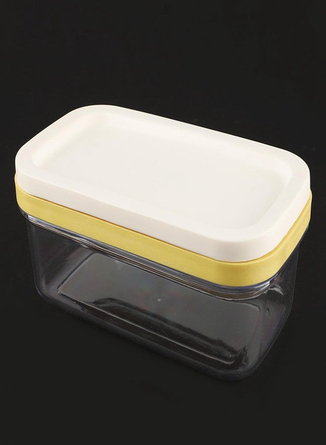 Luatoxry Butter Cutter and Storage Case, Airtight Butter Dish that Cuts into Slices, Transparent Butter Storage Box with Lid and Cutting Net for Cheese Cutting, 6.7x3.9x2.8in - Image 4