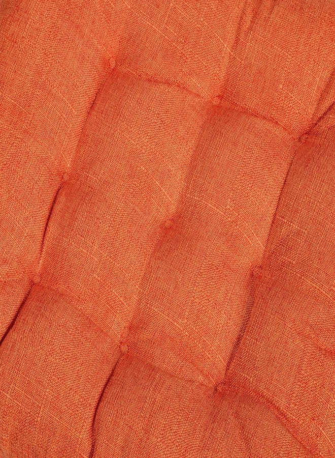 SQUARE MOON 4 Pack Chair Cushions, Seat Cushions, Chair Pads, Chair Mat for Indoor, Outdoor Dining Chair, Kitchen Chairs, Dining Room Chairs (16" × 16" × 4 Pack, Orange) - Image 4