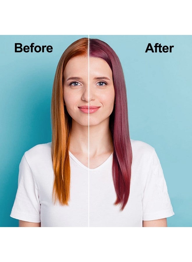 Agthyuve Hair Dye Shampoo 3 In 1 Deep Wine Red Hair Dye 16.9 Fl Oz Deep Wine Red Hair Shampoo Semipermanent Hair Color Shampoo 100% Gray Hair Coverage Effect In 5 Minutes Lasts 30 Days (Deep Wine Red) - Image 2
