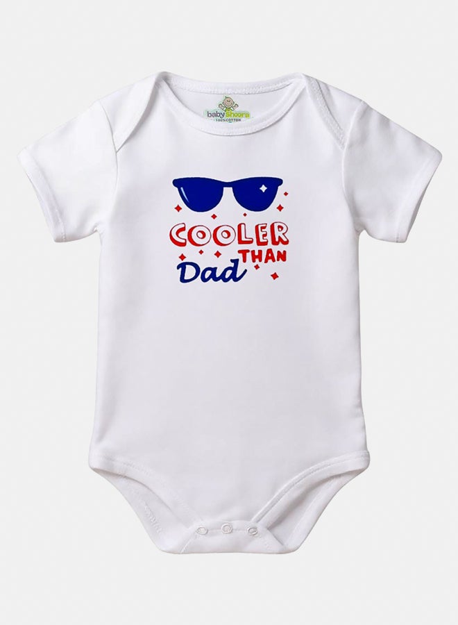 BabyShoora Baby Unisex Printed Short Sleeves Cotton Bodysuit (Pack Of 2) - Image 3