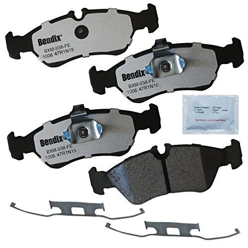 Bendix Fleet Metlok MKD1006FM Semi-Metallic Rear Brake Pads for Dodge Sprinter 2500 2006-2003, Sprinter 3500 2006-2003, Freightliner Sprinter 2500 2006, Sprinter 3500 2005-2002 - Image 1
