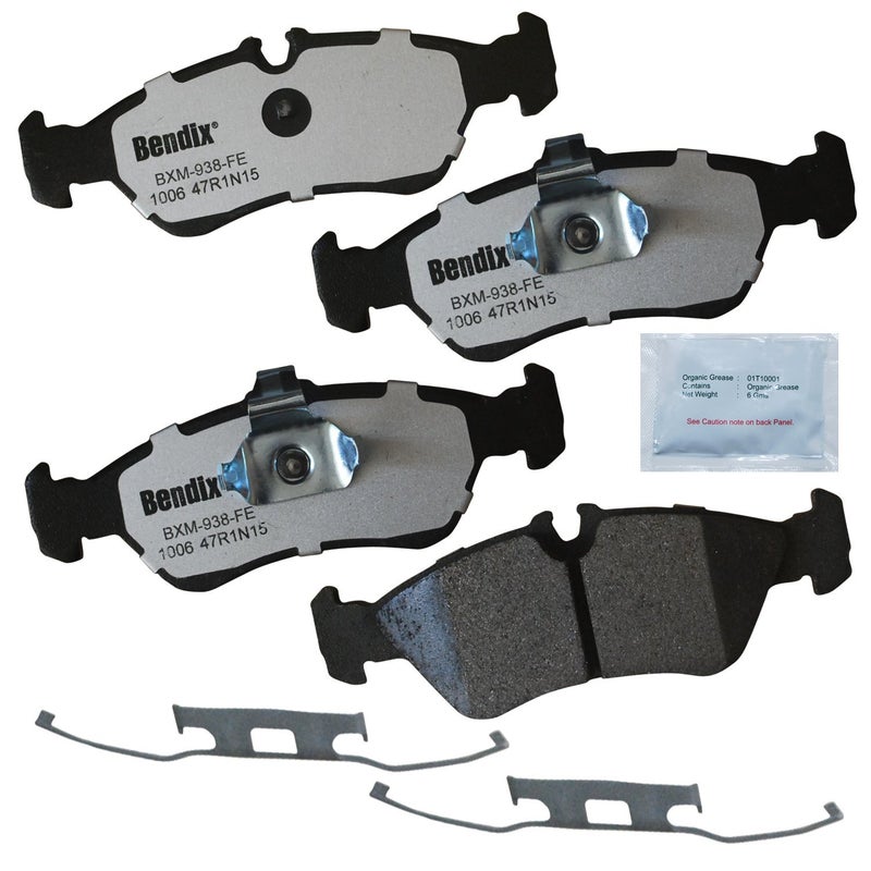 Bendix Fleet Metlok MKD1006FM Semi-Metallic Rear Brake Pads for Dodge Sprinter 2500 2006-2003, Sprinter 3500 2006-2003, Freightliner Sprinter 2500 2006, Sprinter 3500 2005-2002 - Image 4