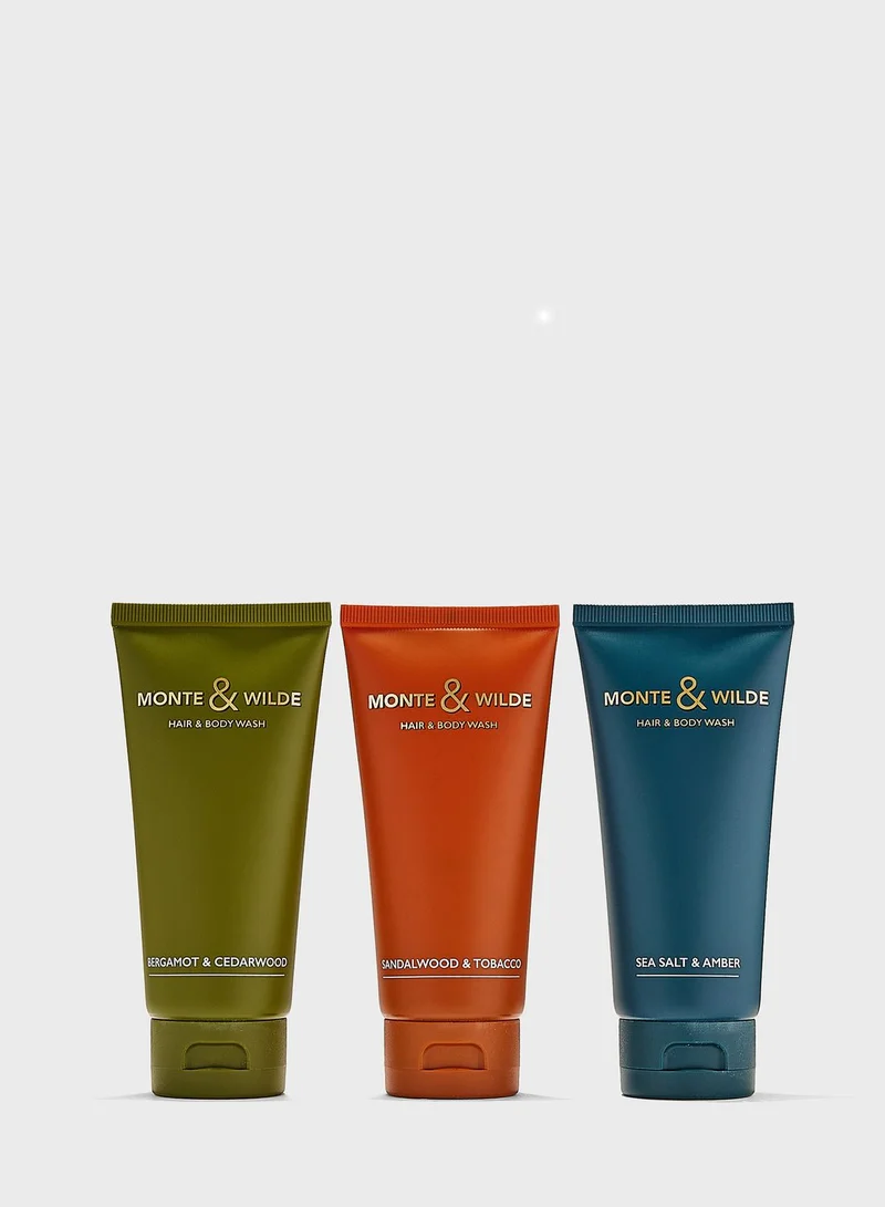 Marks & Spencer Monte And Wilde Trio Of Shower Gels