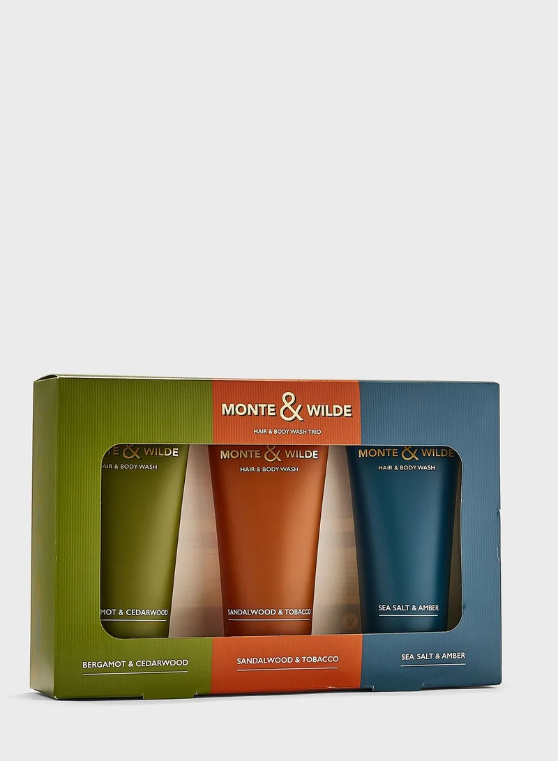 Marks & Spencer Monte And Wilde Trio Of Shower Gels
