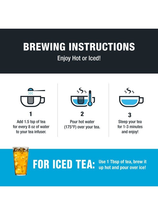 Tiesta Tea Fruity Paradise, Loose Leaf Strawberry Pineapple Green Tea, Medium Caffeine, Hot & Iced Tea, 4 oz Tin - 50 Cups, Green Tea Loose Leaf - Image 5