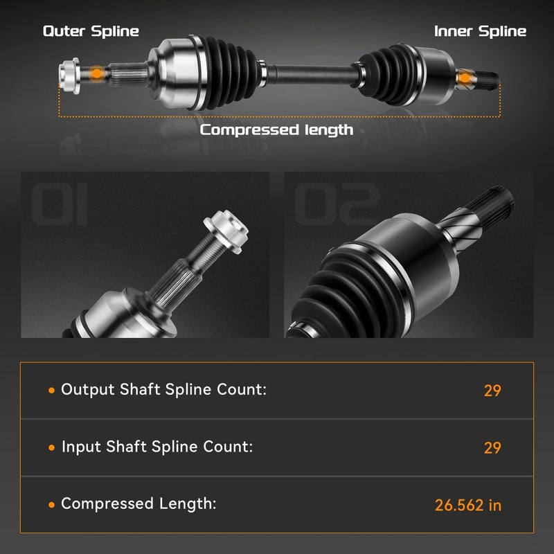 BRTEC مجموعة عمود المحور الأمامي BRTEC 66-3417 لجيب كوماندر وجراند شيروكي - Image 2