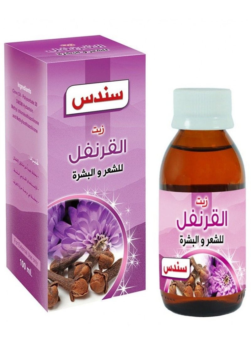 سندس - زيت القرنفل للشعر والبشرة من سندس 100 مل - Image 1