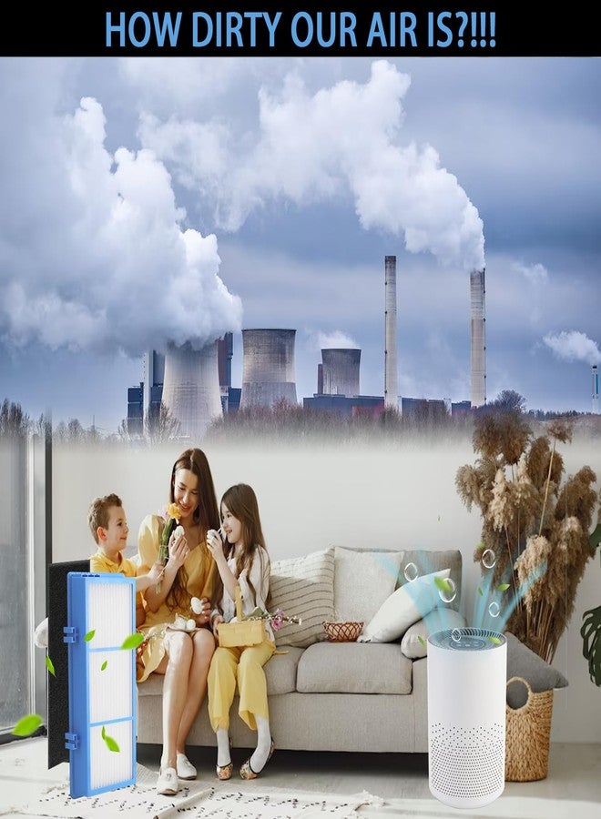 Improvedhand HAPF30AT Filter Compatible With Holmes AER1 Type Total Air Purifier, Fit for Holmes HAP242B-U HAPF30AT, 3 Main Filter and 3 Carbon Pre-Filters - Image 4
