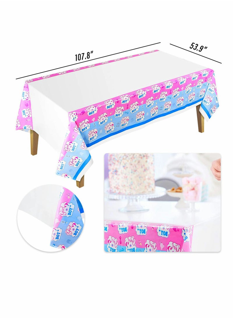Captaintech Baby Gender Reveal Celebration Essentials, Party Kit, Disposable Tableware Set  - Image 3