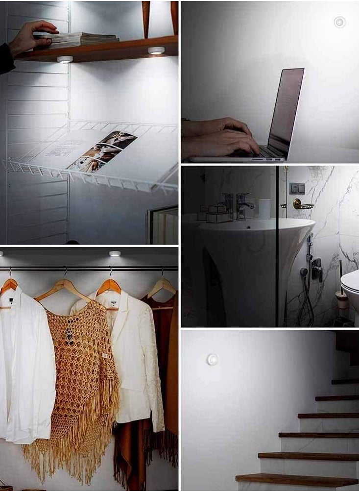 co arma A set of 3 LED touch ceiling lamps, suitable for cabinets and wardrobes  - Image 2