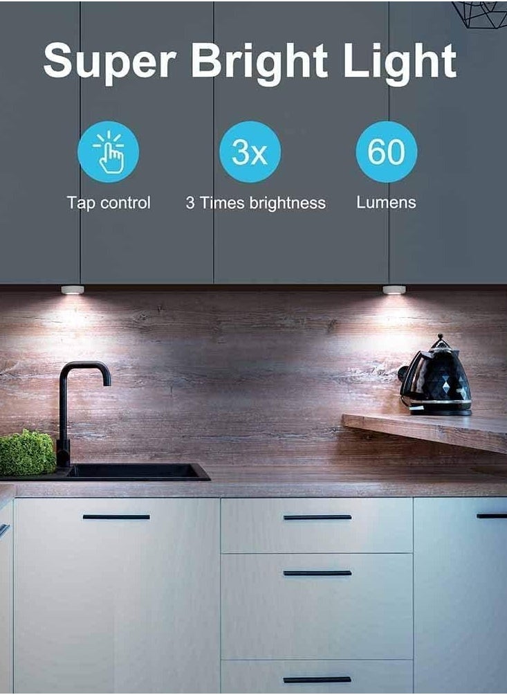 co arma A set of 3 LED touch ceiling lamps, suitable for cabinets and wardrobes  - Image 3