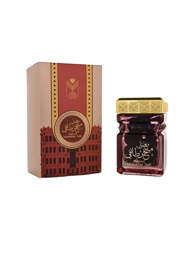 Al Mas Taifi Mabkhhar Maamoul Incense 60g, Premium Oud Powder Blended with Taifi Rose Perfume, Oud and Saffron, Long Lasting Bakhoor Fragrance for Home, Guests and Special Occasions - Image 1